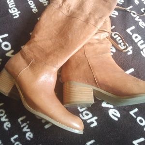 Jessica Simpson Camel color genuine leather boot